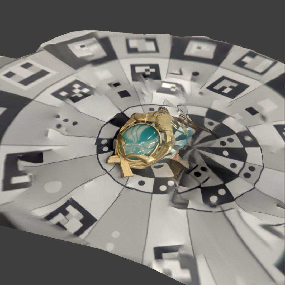 Since I don't have an Apple device and my previous experience with exporting didn’t end well, I first downloaded Scaniverse on my phone and tried to scan my keychain from my backpack